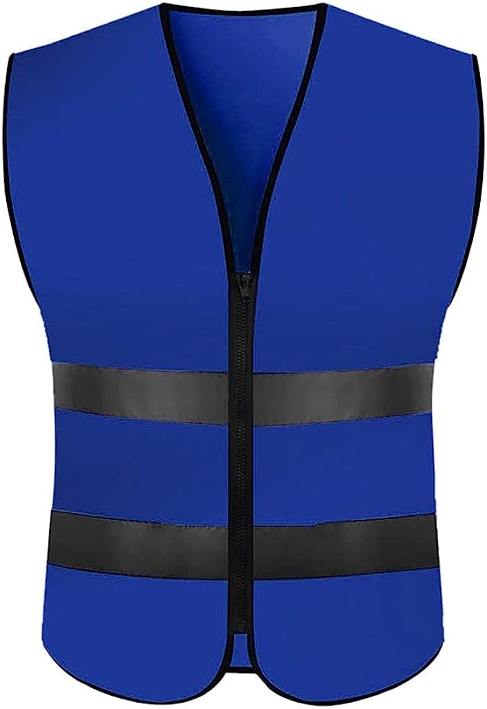 RAINISOReflective Vest, Safety Workwear Safety Vest, Stay Visible & Safe, Ultra Light Comfortable Reflective Vest Adjustable
