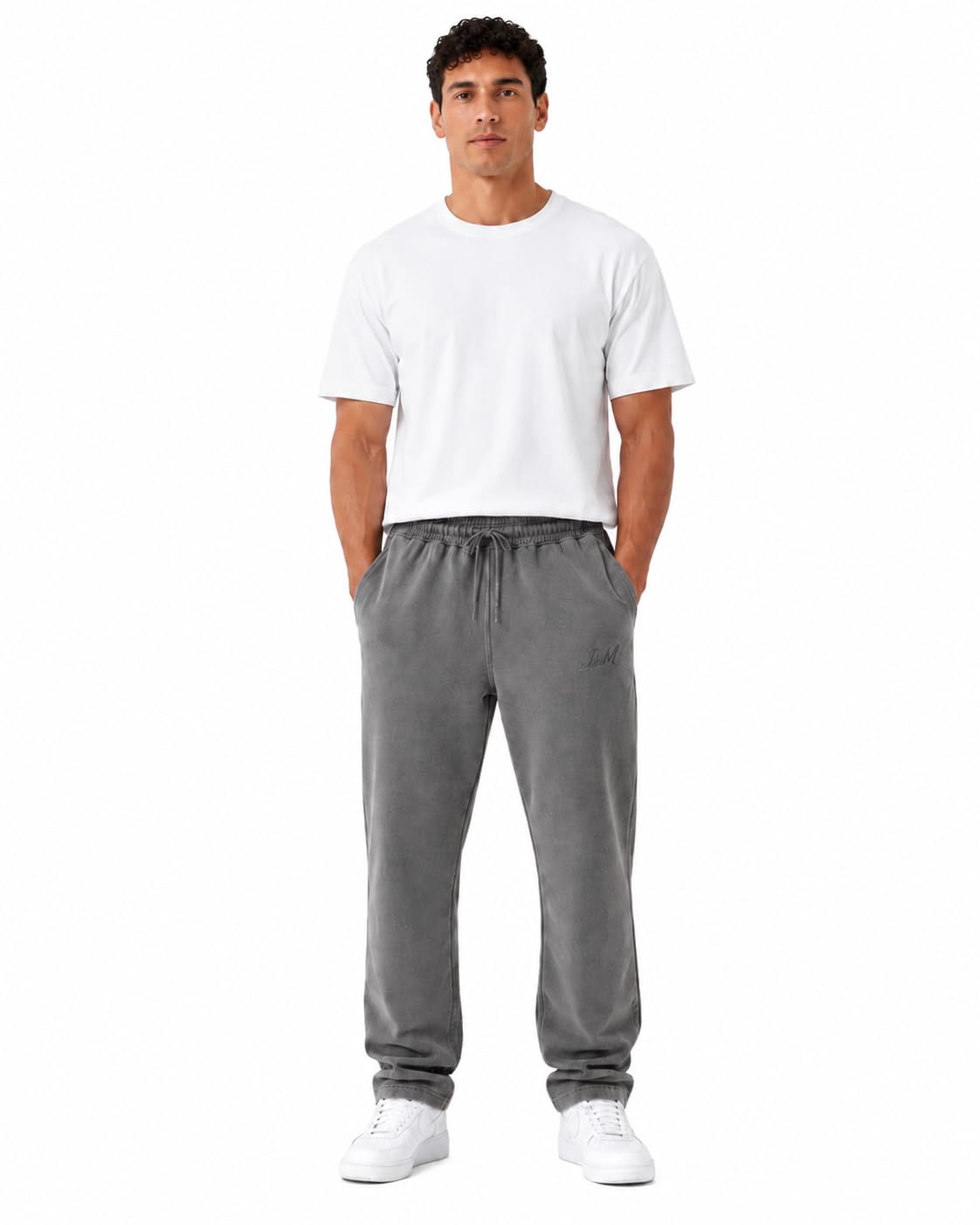 JSM Denim Washed Mens Track Pant-image-43