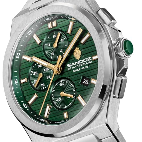 Image of Sandoz Chanet Premium Quartz Chronograph Swiss Made Watch for Men - SZWGI0000823
