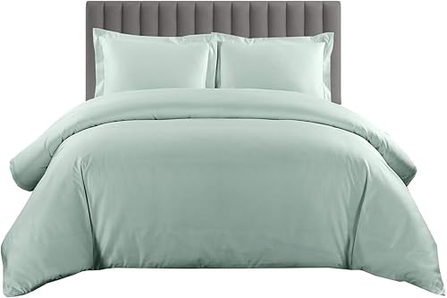 Miniatura 8 de Royal Tradition Juego de funda de edredón de 608 hilos, 100% algodón, 3 piezas, tamaño King, California King, color blanco