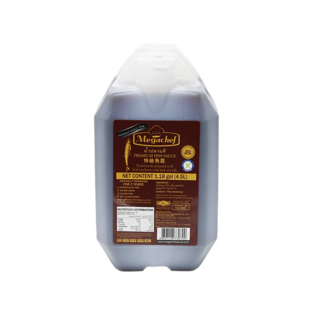 Megachef Salsa de Pescado Premium Pack de 1 x 4.5 L 4500 g