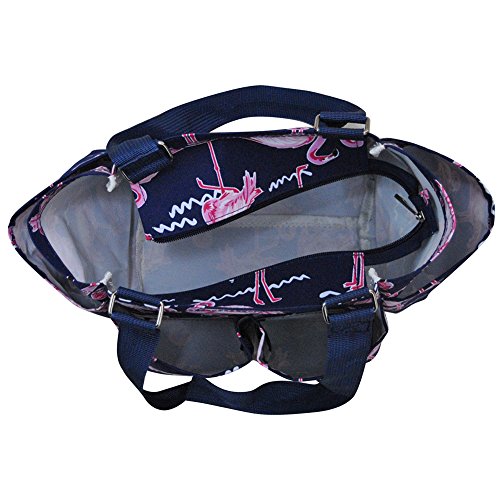 Flamingo NGIL Small Zippered Caddy Organizer Tote Bag4