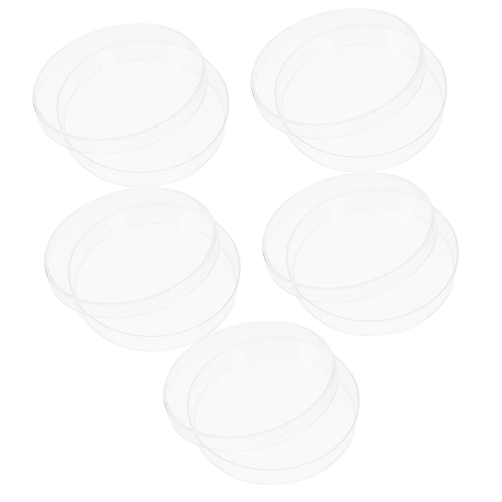 Alipis 10pcs Dish Serving Dishes Culture Plates Science Party Decorations Cell Culture Dishes Science Supplies Mycology Supplies Glass Culture Dish Dish Transparent Plastic