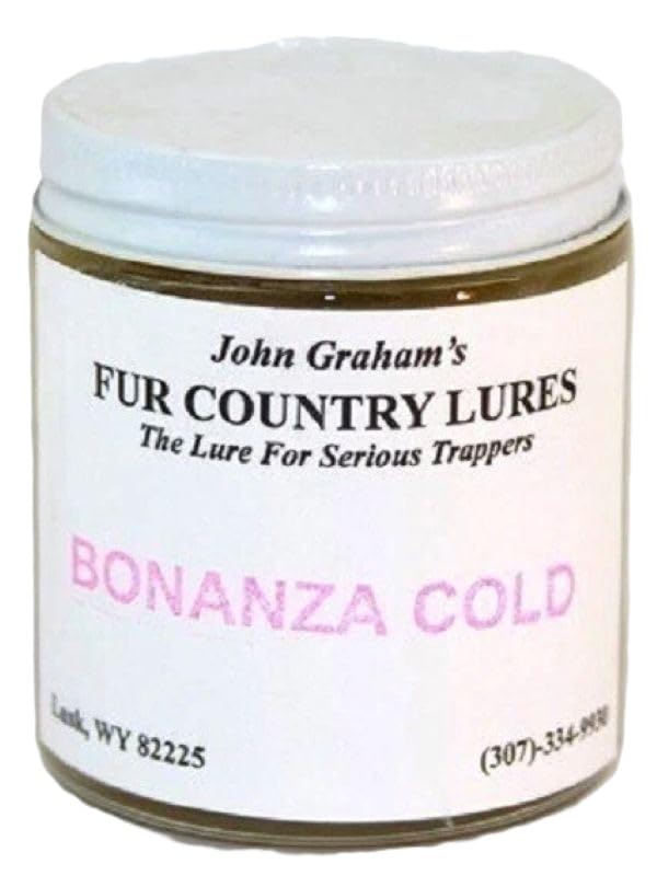 Bonanza Cold- John Grahams Fur Country Lures - 4 Ounce Jar Trapping Supplies