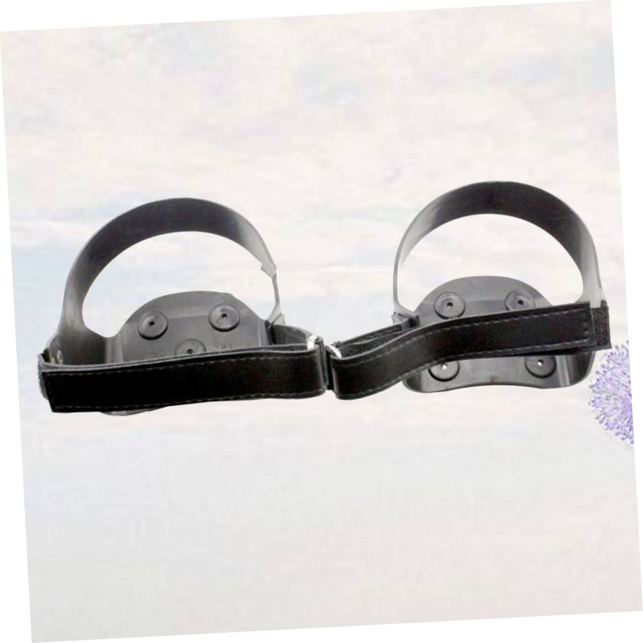 Crampons En Silicone Pour Chaussures De Randonnée Bandes Réfléchissantes 5 Dents Crampons Pour Chaussures