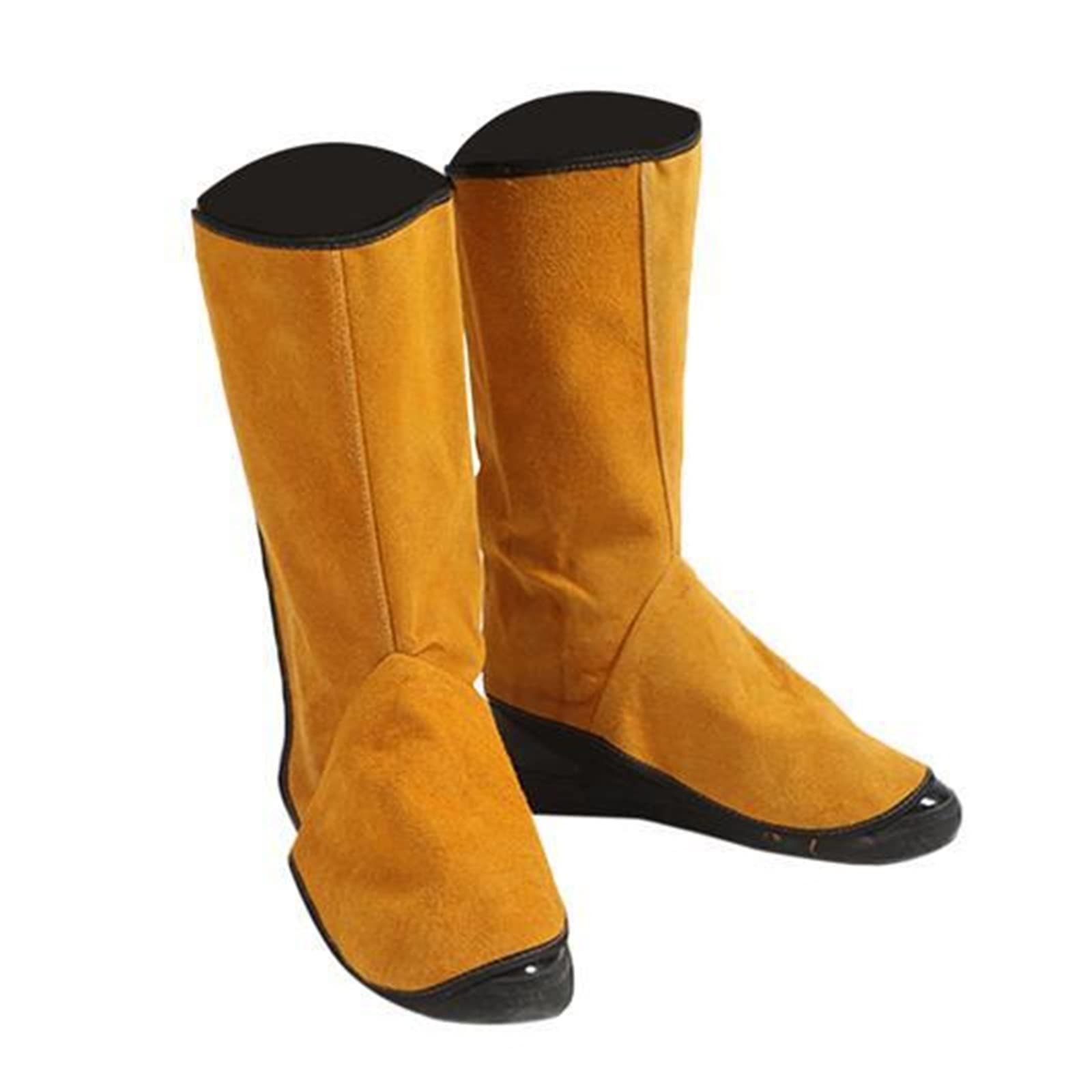Artículos para soldadura Protector de cuero duradero Protector Flame Retardante Soldadura de soldadura de seguridad Boot abrasión soldado de protección de seguridad del pie resistente al pie