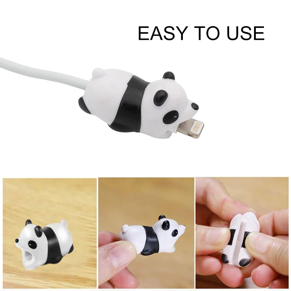 Protezioni per Cavi di Ricarica, Protezione Cavo USB ad Animale, 15 Pezzi Salvacavi per Caricabatterie, Morso per Cavo per Animale Carino, Simpatici Protettori per Caricabatterie, Cavo Cord Protector