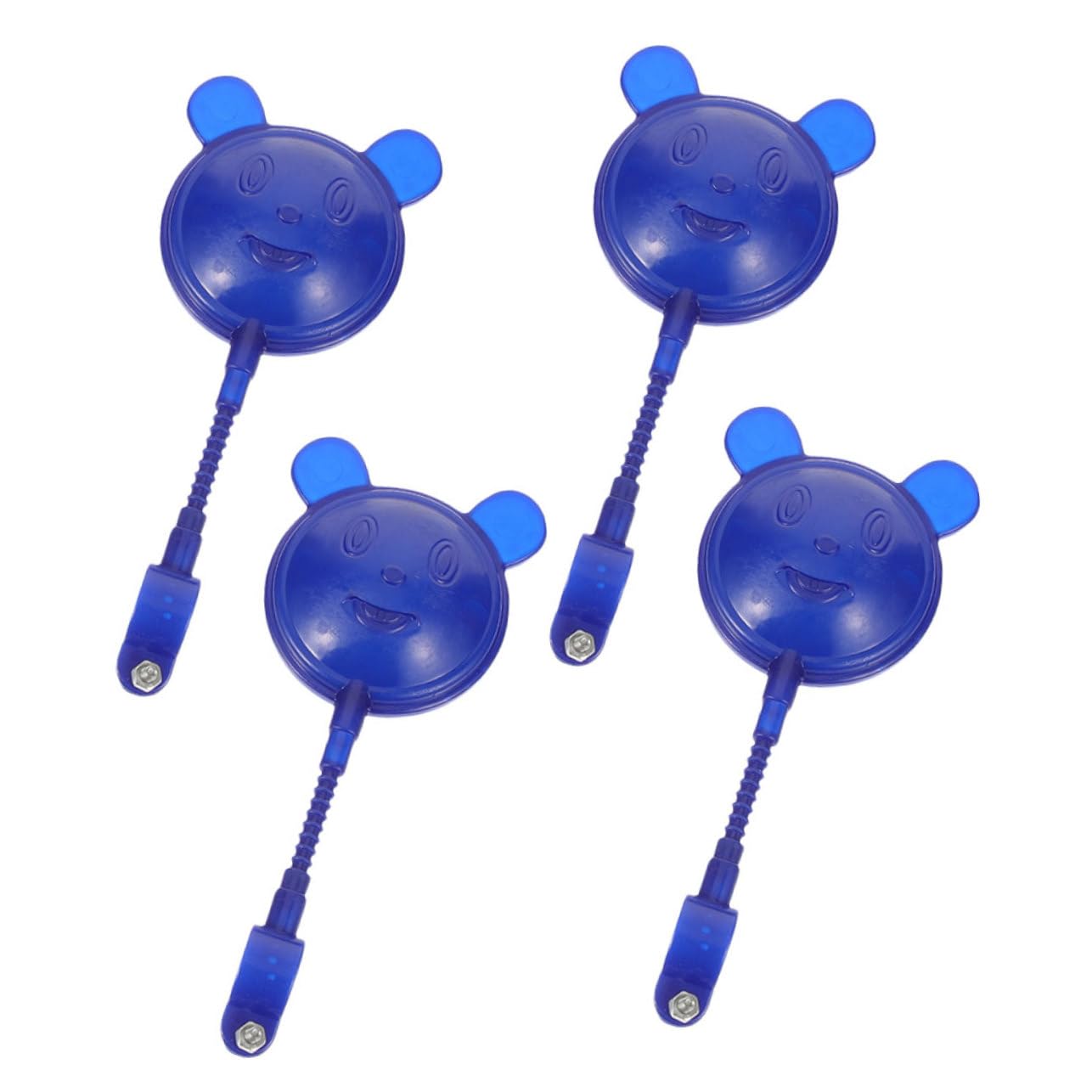 Milisten Kids Bike Rear View Mirror 4 Pack Handlebar Mounted Child Safety Mirror for Scooters Cycling Accessory Easy Installation