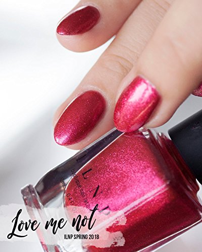 Image of ILNP Love Me Not - Cardinal Red Ultra Metallic Bright Nail Polish