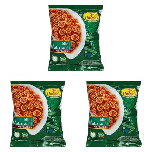 Image of Haldiram's Nagpur Mini Bhakarwadi,200g,spicy,200 gram (Pack of 3)