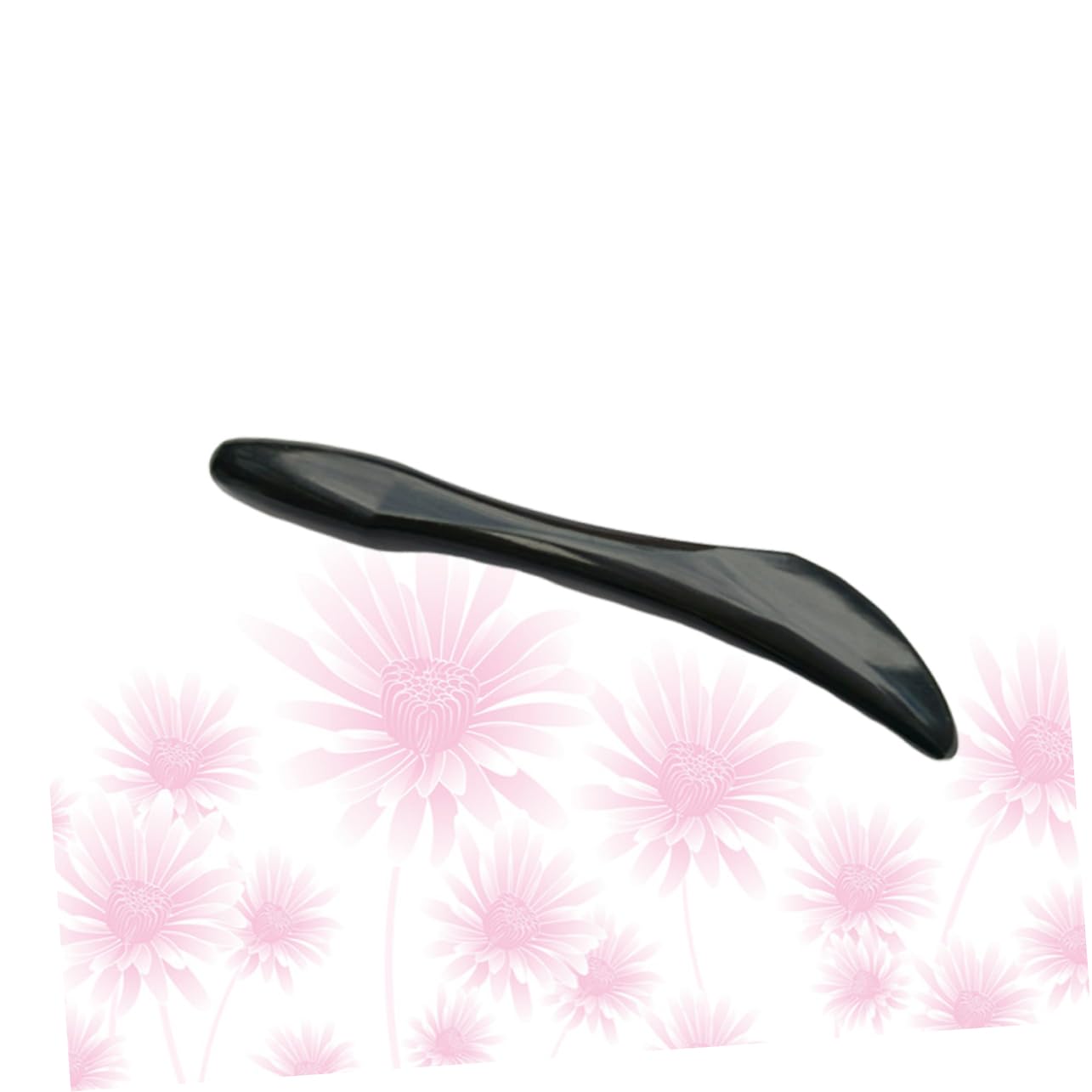 BIUDECO Natural Buffalo Horn Facial Stringing Stick Face Scraping Massager Gua Sha Tool for Face Circulation Depuffing