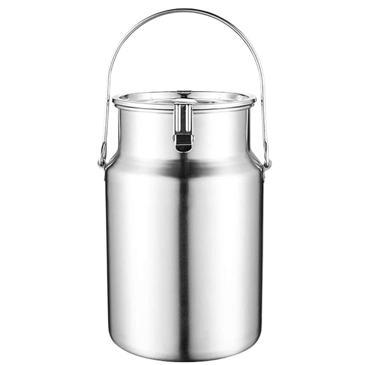 Milk Can Bucket Stainless Steel Tote Jug Milk Can Bucket Wine Pail With Sealed Lid Handle Restaurants(3L)