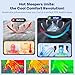 DONAMA Cervical Neck Pillow for Pain Relief, Orthopedic Contour Neck Pillow with Memory Foam Ergonomic Pillows with Dual Heights for Back, Stomach and Side Sleepers (Dark Grey)