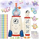 219pcs Space Magic DIY Balloon Kit with Pump, Sticky Balloon Maker Craft, Includes Bouncy Balloons, Stickers & Accessories, DIY Creative Activity Gift for Girls Boys Ages 3+