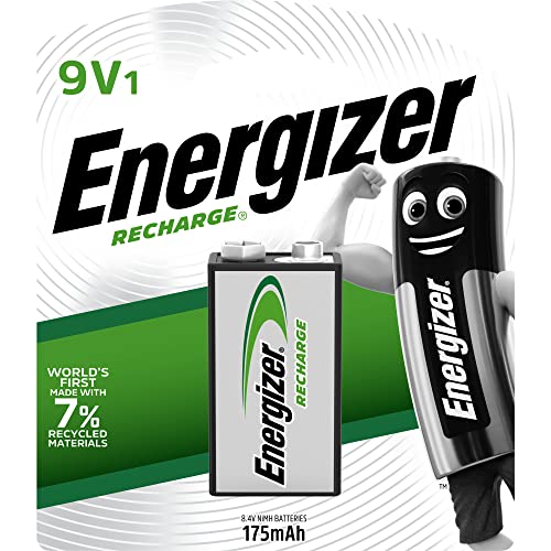 Energizer Recharge 9V 175mAh Battery