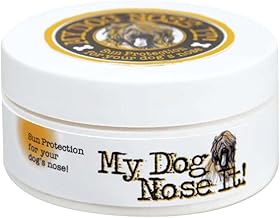 Moisturizing Sun Protection Balm for Dogs Noses - Protect Your Dog from Harmful UVA/UVB Rays .5 Ounce