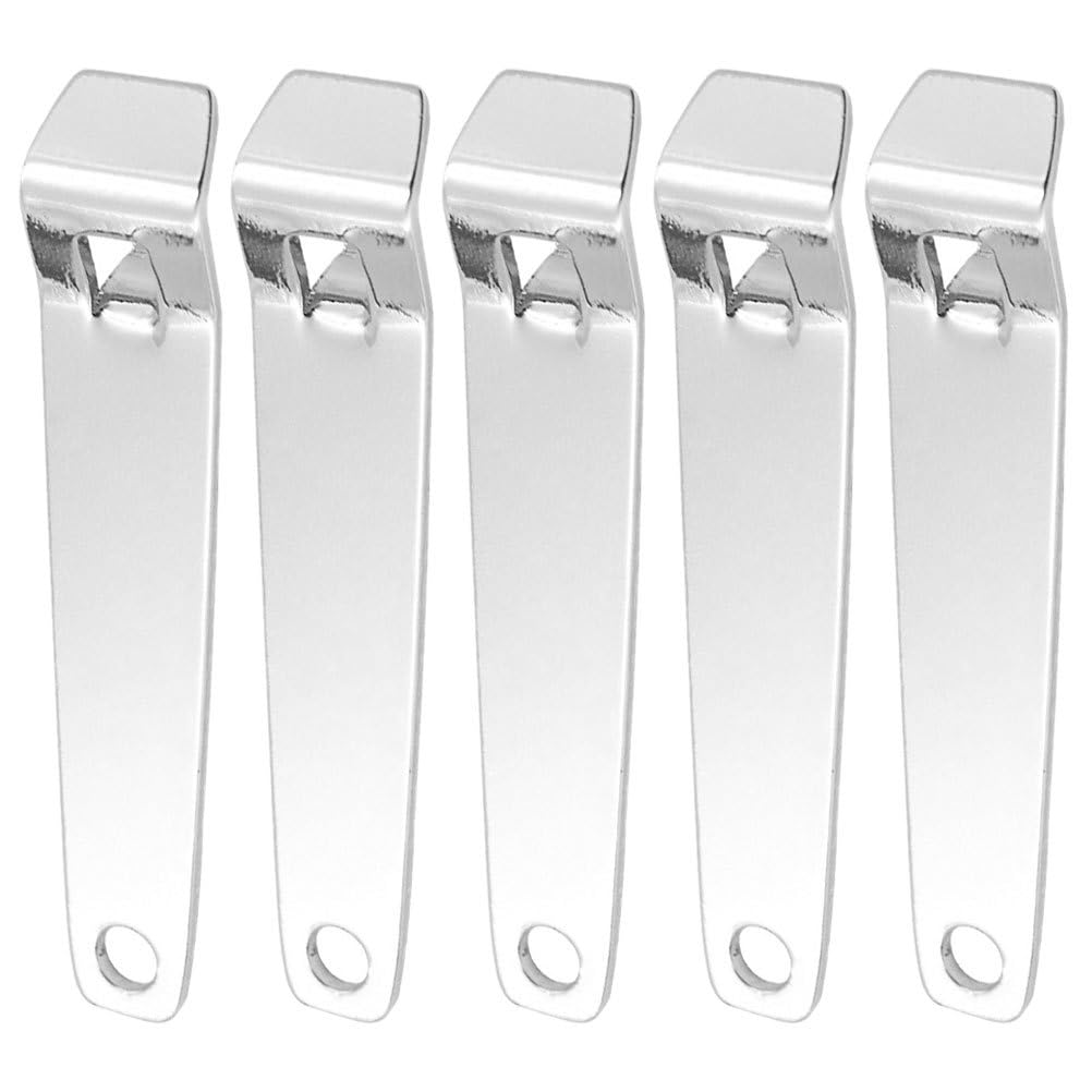 GRIRIW 5pcs Stainless Steel Mini Vial Openers Reusable Medical Bottle Breakers with Hanging for Healthcare Professionals Easy Storage and Portable Use