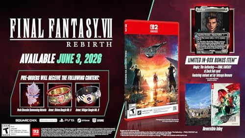 FINAL FANTASY VII REBIRTH – Nintendo Switch 2 (Day One Edition Includes Exclusive Magic: The Gathering—FINAL FANTASY Promo Card) - Image 3