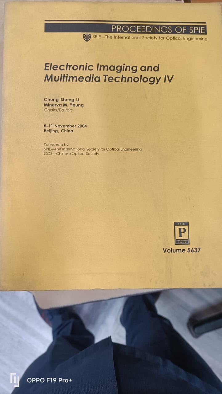 Electronic Imaging And Multimedia Technology (Proceedings of Spie)