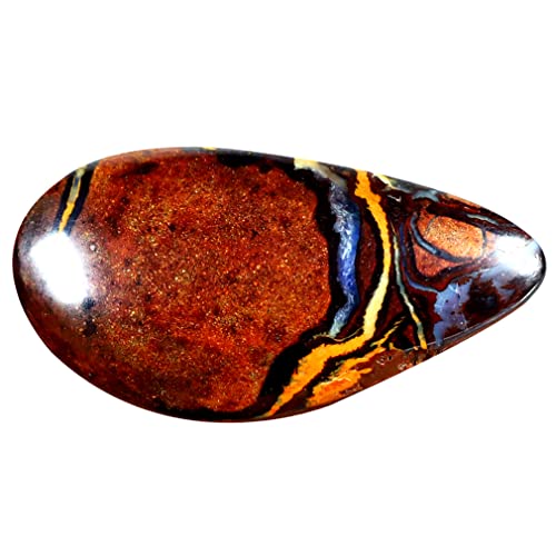 Opale rocheuse Koroit de 19 x 10 mm, pierre précieuse loose multicolore et naturelle d'Australie