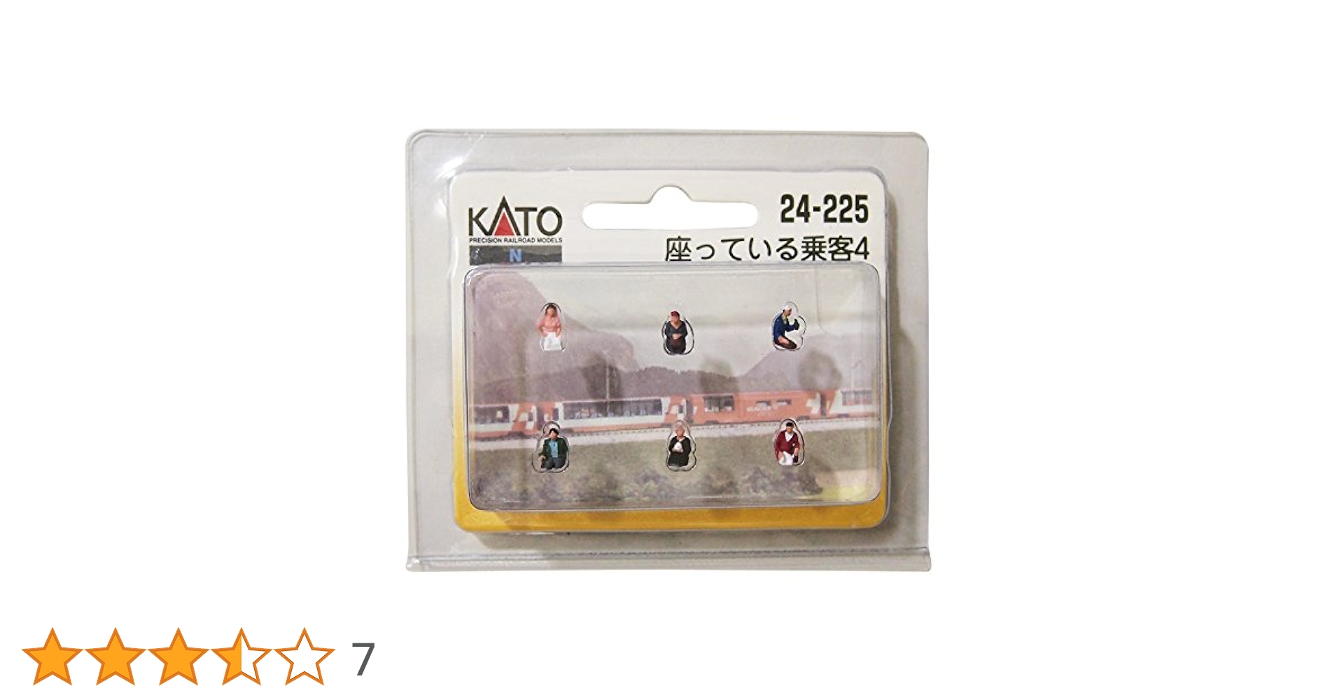 KATO Nゲージ 座っている乗客3 24-224 ジオラマ用品 ggw725x Amazon | KATO Nゲージ 座っている乗客3 24-224 ジオラマ用品