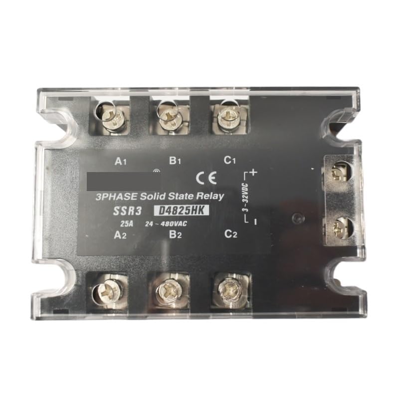 Wholesale Dealer Lot Three Phase SSR 40DA 10DA 25DA 80DA 100DA Module 3V 12V 24V DC Control AC Solid State Relay 380V 3f(SSR3-D4810HK (10A))