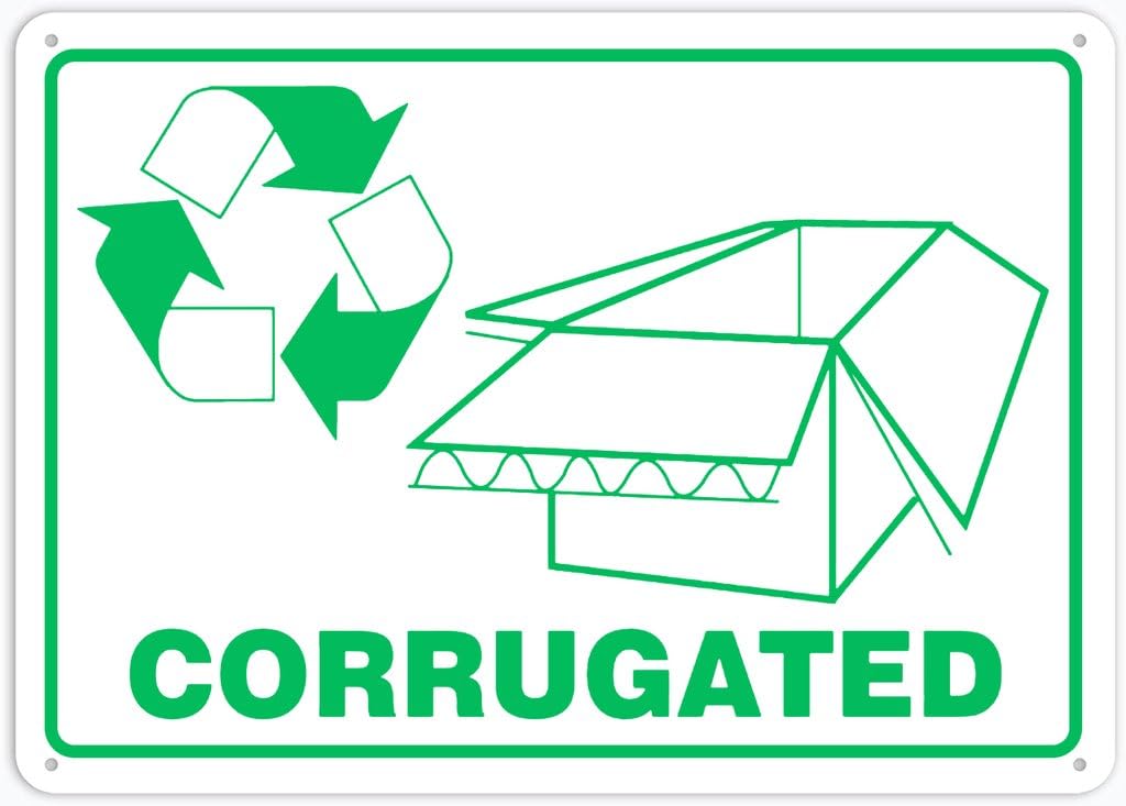 8"x12" Tin Metal Sign - Corrugated - Decorative Plate For Shop, Yard, Garage, Outdoor Wall