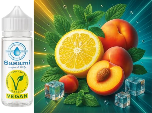 YuzuChill - yuzu pêche menthe Ice arôme concentré - Vegan - Sasami - 100 ml