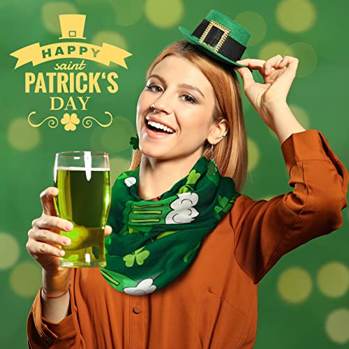 Funtery 4 Pcs St. Patrick's Day Scarf for Women Shamrock Scarf St. Patrick's Day Accessories Irish Gifts for Holiday Outfits3