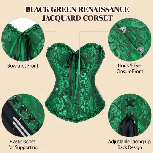 Image of frawirshau Women's Overbust Costume Corset Renaissance Victorian