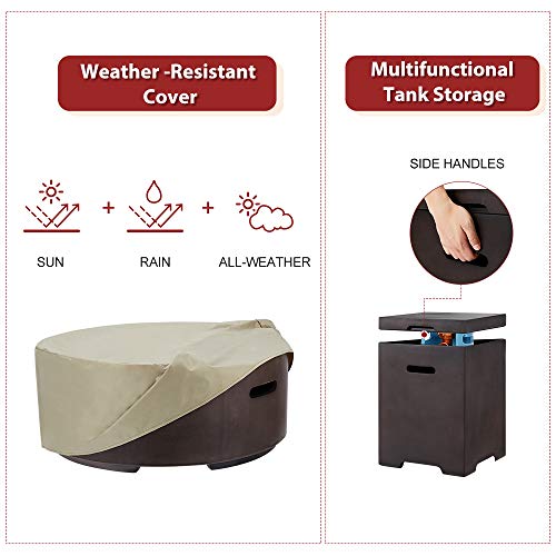 ECOTOUGE-30-in-Outdoor-Propane-Fire-Pit-Gas-Table-50000-BTU-Auto-Ignition-Gas-Fire-Pit-and-Tank-Holder-w-Weather-Resistant-Pit-Cover-Lava-Rocks