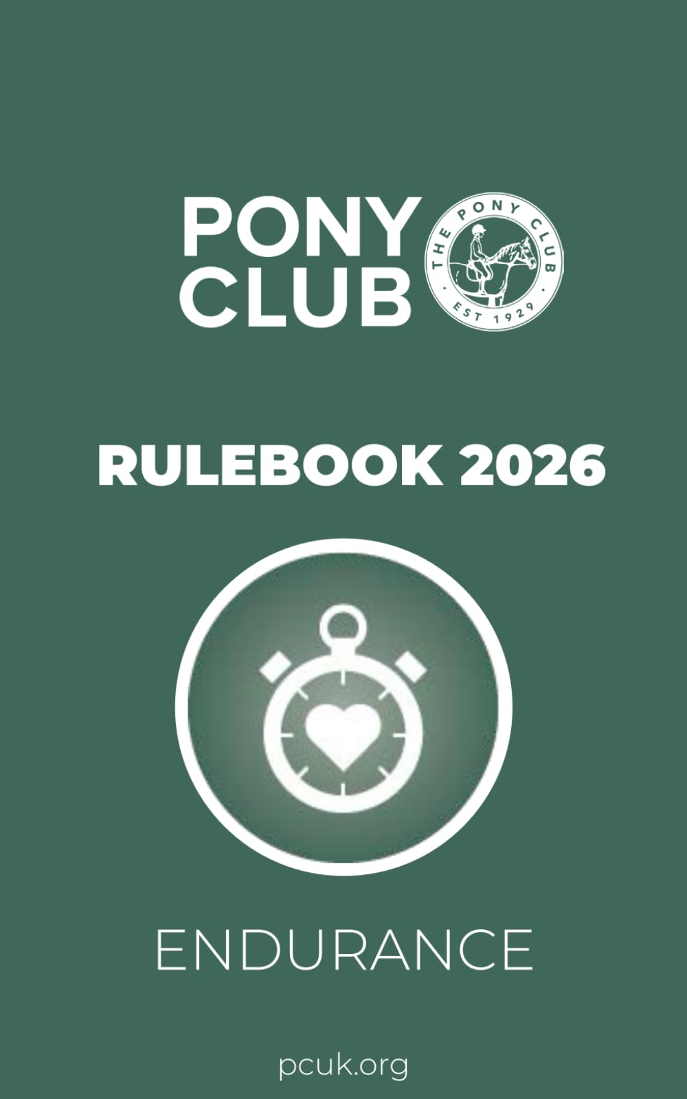 The Pony Club Rulebook 2026 - Endurance