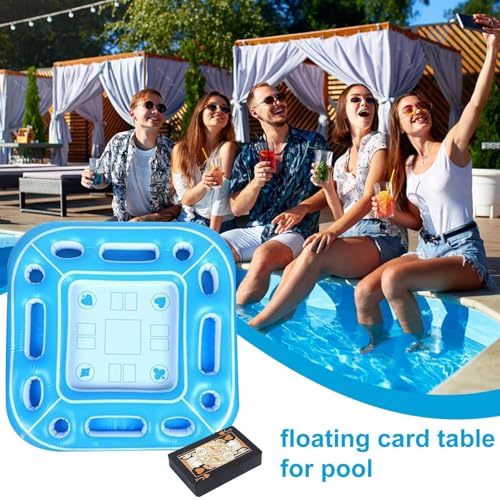 Table flottante pour piscine et jeux de société gonflable
