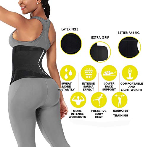 Image of ChongErfei Waist Trainer Belt for Women Man - Waist Trimmer Ab Belt - Tummy Control Body Shaper