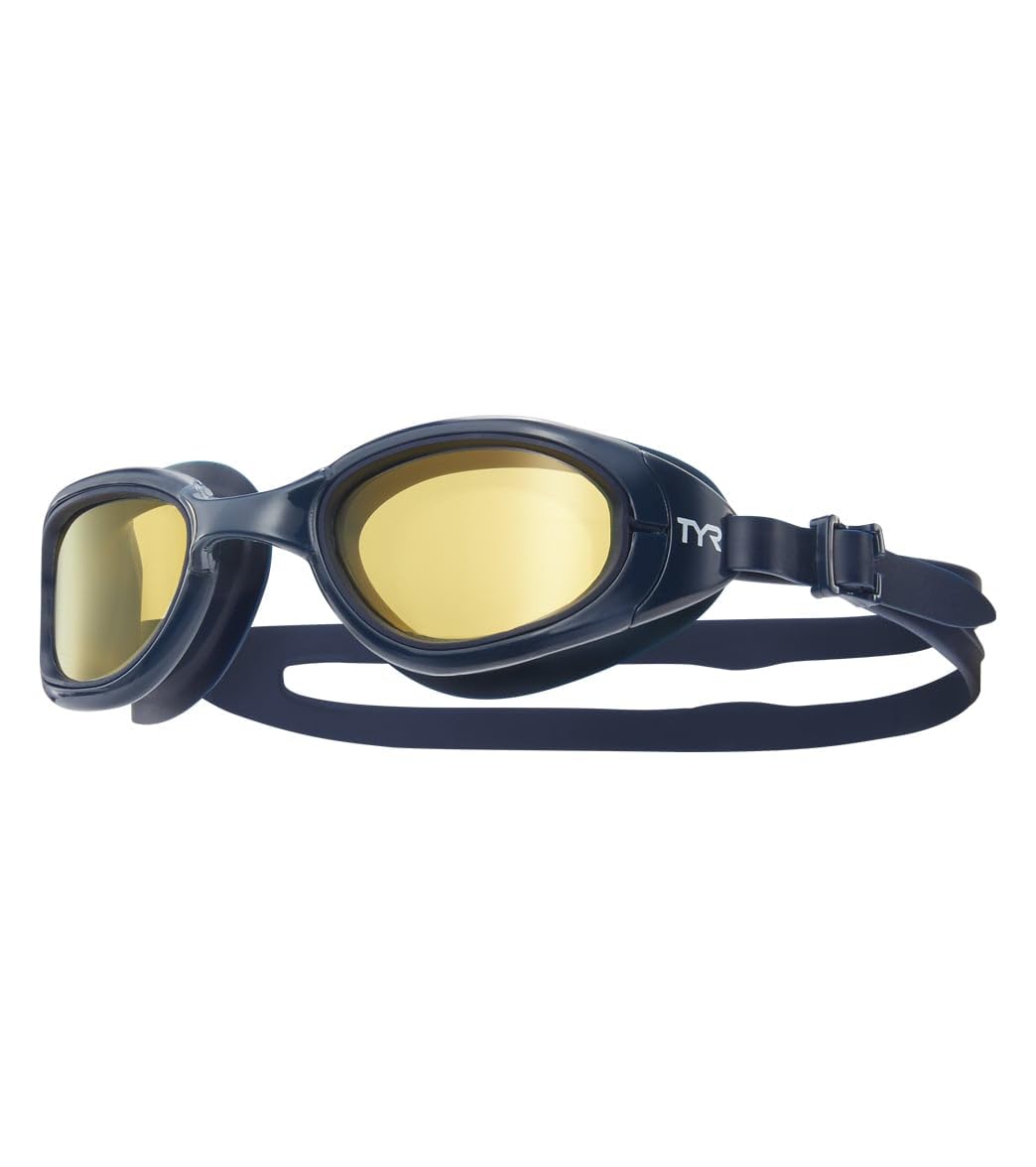 TYR Special Ops 2.0 Polarized Adult Fit Swim Goggle (Navy)