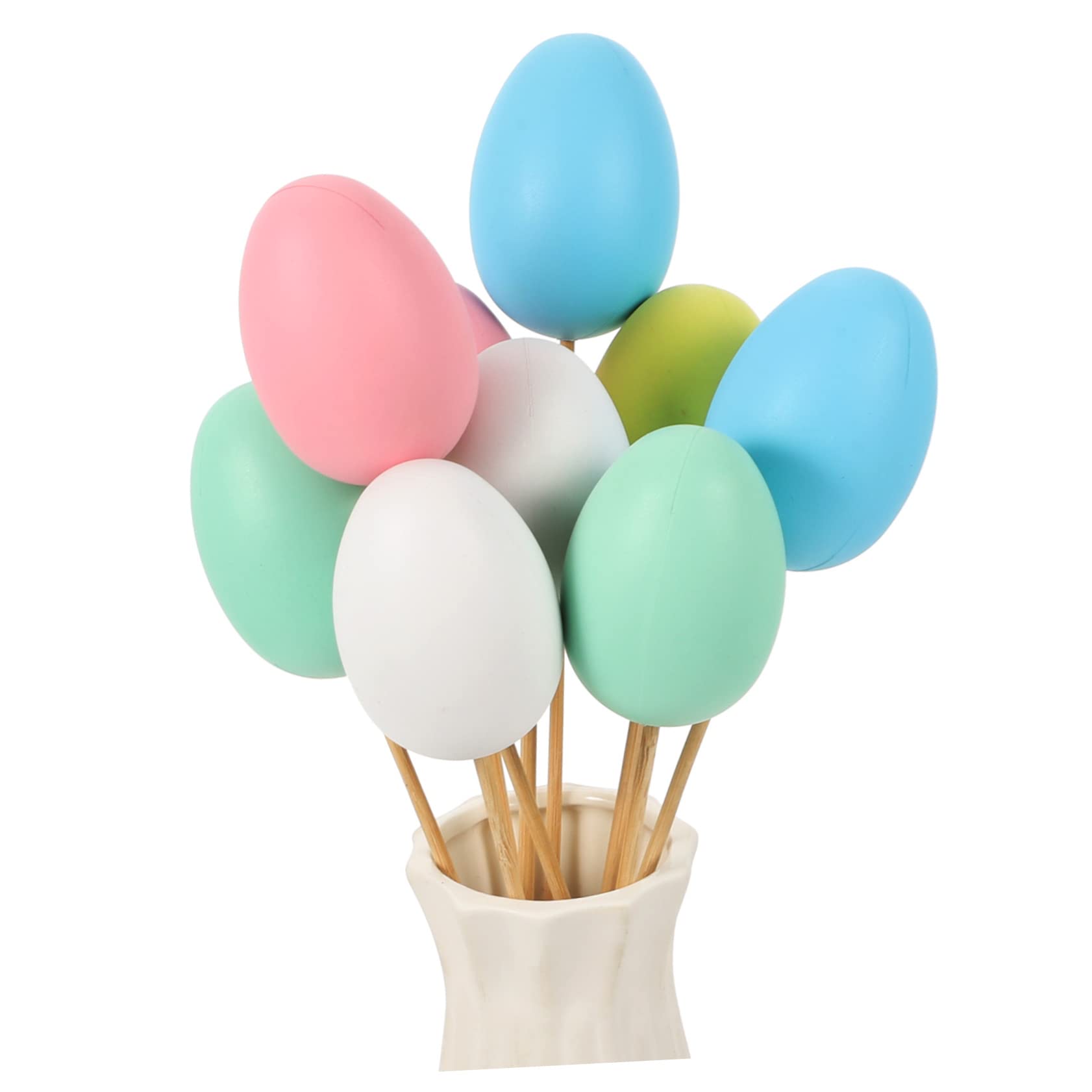9 plettri per uova di Pasqua colorati per la composizione floreale delle uova di ramoscello artificiali ramo di albero di Pasqua per bambini fai da te forniture artigianali