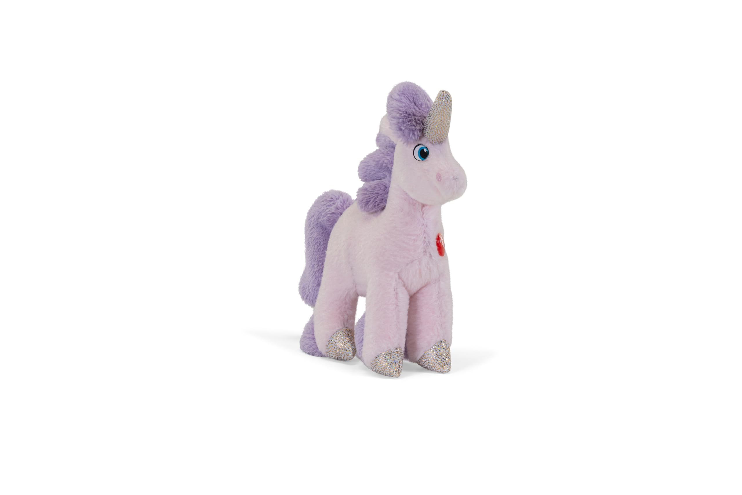 Trudi Sw Col Unicorno rosa Peluche unicorno arcobaleno, regalo bambini compleanno | 10x10x4cm taglia XXS | Fantasy Unicorn collection | modello 55922