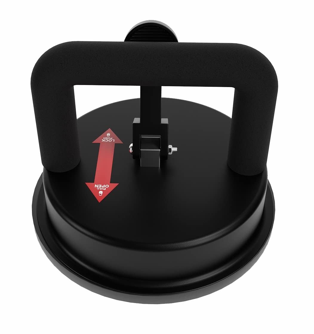 PARYAVARAN Lifter Suction Cup for Lifting & Moving Heavy Glass Sheets,Body Panels,Metal,Window Panes,Marble Car Dent Puller/Metal Body & Rubber Vacuum Cup-image-27