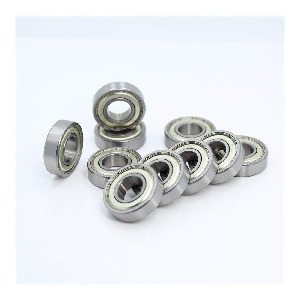 Cuscinetti A Sfere 12.7x28.575mm - 2 Pezzi Gcr15, Per Carichi Radiali E Assiali