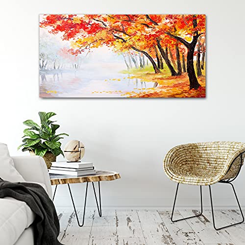 Image sur verre 100x50cm tableau mural lavable pour salon propre
