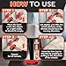 Furniture Lifter Tool & Furniture Moving Sliders Set 360° Rotating Wheels Up to 220 lbs, Refrigerator Movers Sliders with Smooth Glide, Non-Scratch Design for Hardwood Floors, Home & Office Appliances