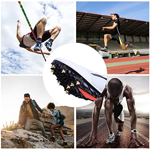 120Pcs 1/4 Inch Track Spikes For Track Shoes - Replacement Steel Spikes For Sprint Sport Cross Country Short Running Shoes With Spike Wrench And Sand Paper, Track Spike Suit Use For Most Running Shoes #TOP4