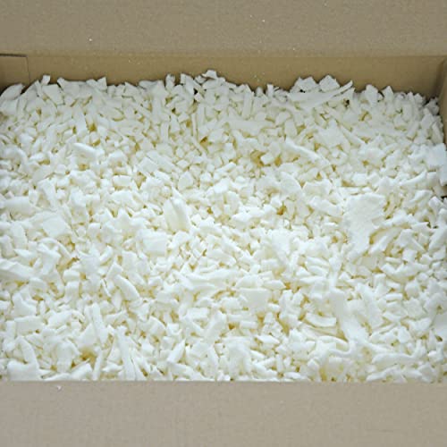 Nurtextil24 Visco Flocken Kissenfüllung 1kg 3kg 5kg Kissen Füllmaterial Bastelmaterial Visco Memory elastische Schaumstoffflocken 1kg