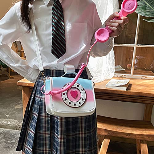 New Women's Shoulder Bag, Creative and Funny Personality Bag, Simulation Phone Messenger Bag, with A Microphone That Can Answer Calls, Can Adjust The Volume Bag, Large-capacity Handbag2