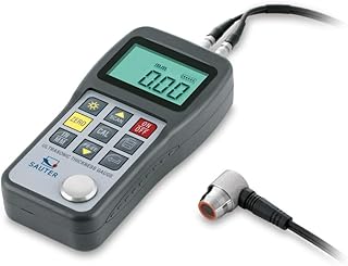 Sauter TN GOLD 80 - Ultraschall-Goldtester, Ultraschall-Messinstrument zur Prüfung der Echtheit von Gold, Messbereich [Max]: 0,75-80 mm, Ablesbarkeit: 0,01 mm, Messkopf Ø: 6 mm, Messfrequenz: 7 MHz