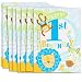Blue Safari First Birthday Invitations, 8ct