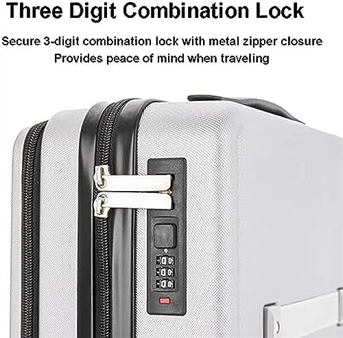 16 Inch Suitcase, Business Accessories Hard Shell Business Briefcase, Business Password Box Organizer For Travel Boarding Documents Storage Business Outing (Color: Gray)4