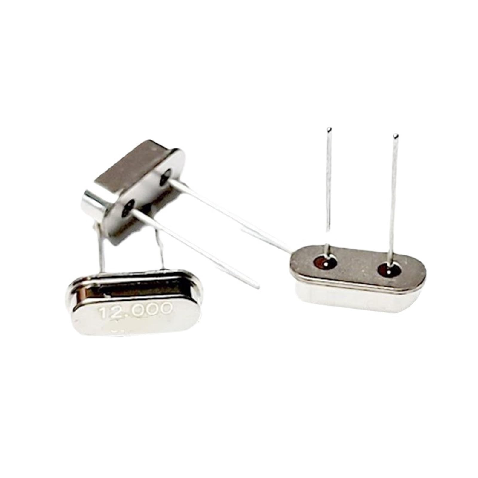 Resonador de cuarzo para oscilador Oscilador de cristal resonador de cristal de cuarzo 100 Uds 10,7 M 10,7 MHZ HC-49S resonador de 2 pines en línea