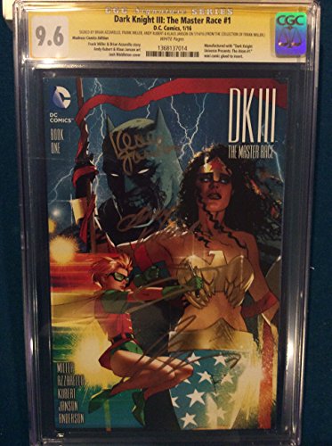 FRANK MILLER 4x SIGNED DK III The Master Race CGC 9.6 Andy Kubert Brian Azzarello Klaus Janson
