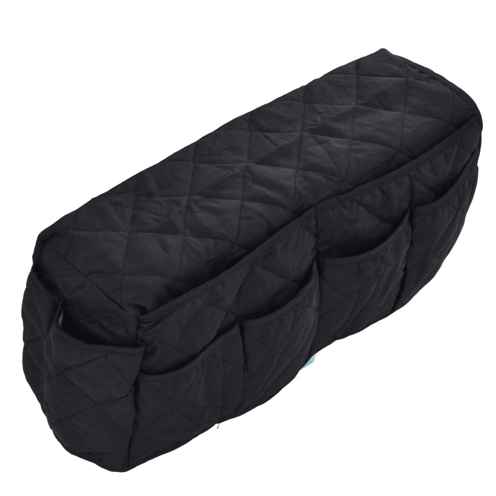 Cocoarm Couch Remote Holder, Pongee Quilted Cotton Armrest Organizer